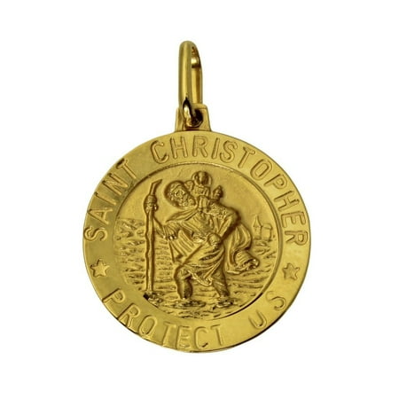 14K Real Yellow Gold Religious