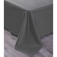 thumbnail image 5 of the Season Essentials Wrinkle Free Sheet Sets with Deep Pockets &amp; Stain Resistant, 1800 Thread Count Bamboo Based, Gray, Twin, 5 of 6