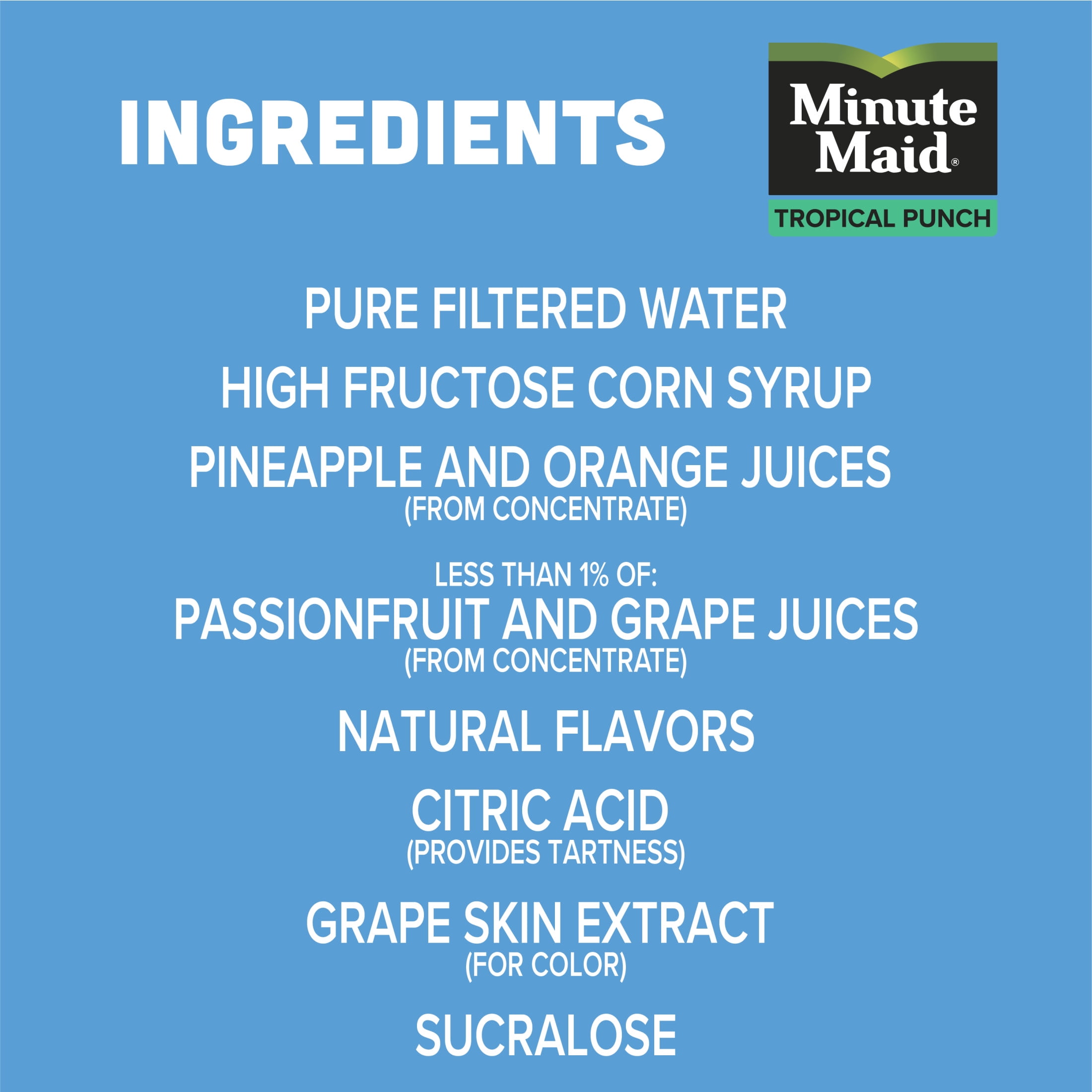 Minute Maid Tropical Punch Juice Drink Carton, 59 fl oz