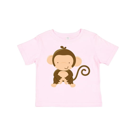 Inktastic Happy Monkey Boys or Girls Toddler T-Shirt
