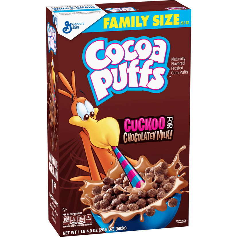 Cocoa Puffs, Chocolate Cereal, with Whole Grains, 20.9 oz