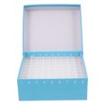 thumbnail image 2 of KAKOWELY vial storage for freezer Cryogenic Storage Box For Microcentrifuge Tubes Testing Tubes Box Testing Tube Storage Cryovial Freezer Rack Cryogenic Box Laboratory Freezer Box, 2 of 5