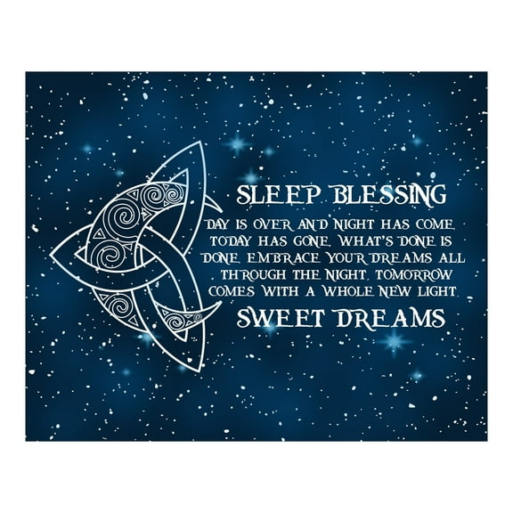 Sleep Blessing, Sweet Dreams Living Room Wall Decor poster for Living Room, Wall Decorations for Bedroom and Living Room, Master Bedroom Wall Decor Print poster
