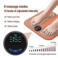 thumbnail image 3 of Orthoback ReNerv 3D Regenerative EMS Treatment Foot Massager with Remote Control, 3 of 5