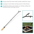 thumbnail image 4 of Sunnydaze Steel Fire Pit Poker with Wood Handle, 4 of 8