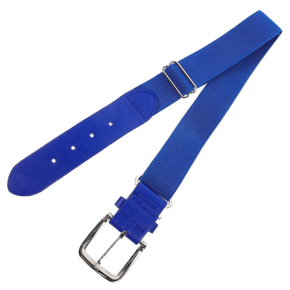 Topbathy Navy Adjustable Softballs Belt for Athletes Stretch Baseball Belt with Metal Ring