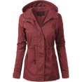 thumbnail image 1 of ORUYROP Women's Lightweight Front Zipper Solid Utility Anorak Hoodie Vest/Jacket, 1 of 7