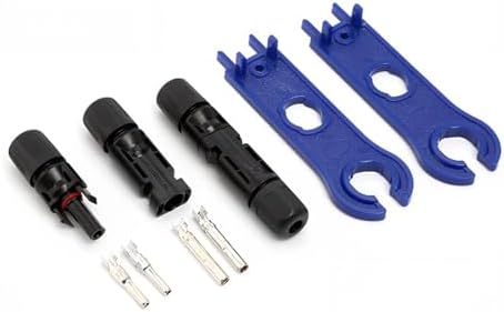 50 Pairs Solar Panel Connector Kit IP68 Waterproof Solar Connectors MC4 Connectors 1000V 30A Solar Cable Connectors with A Durable Nylon Bag$$Garden & Patio