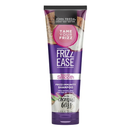 John Frieda Frizz Ease Beyond Smooth Shampoo, Frizz Immunity, for Dry, Damaged, Frizzy Hair, 8.45 oz