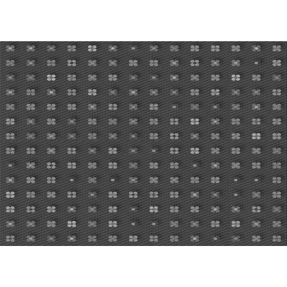 Ahgly Company Machine Washable Indoor Rectangle Transitional Charcoal Black Area Rugs, 7' x 9'
