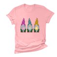thumbnail image 1 of Pompotops T-shirt Imprimé Nain Col Rond de Pâques pour Femmes Manches Courtes Blouse Décontractée Ample, 1 of 6