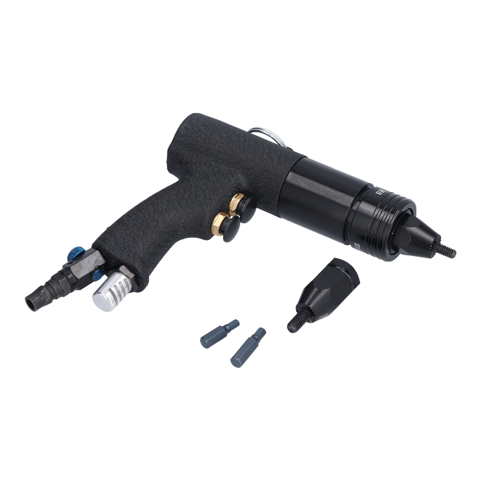 Pneumatic Rivet Nut Gun Pull Riveting Air Riveter Tool British System 1 ...