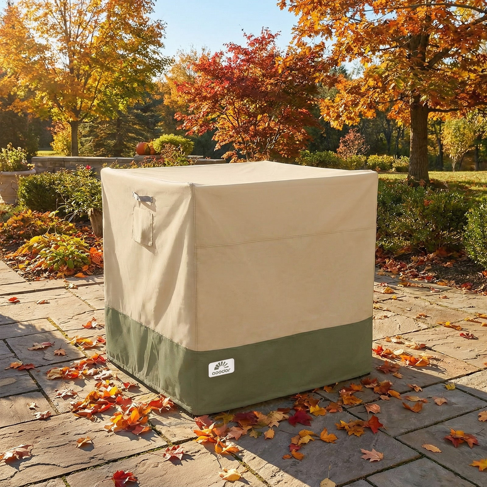 Aoodor Heavy Duty Patio Chair Cover, 600D Waterproof Oxford Patio Furniture Seat Covers with Air Vents for Cube Chair/ Deep Seat/ Outdoor Swivel, 38"W x 38"D x 36"H