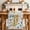 White, variant on Children's Day Table Runner 72 Inches, Car Tree Stars Cartoon Modern Art Bed Runner Dresser Scarves Tabletop for Indoor Outdoor Parties/Ceremony/Banquet, 16" x 72"