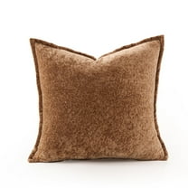 XmhyTop 30x50CM Christmas Decorative Throw Pillow, 1 Pcs Soft Euro Velvet & Neutral Chenille Pillow with Elegant Design for Sofa Bed Living Room, Light Brown