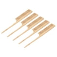 thumbnail image 4 of Tail Teasing Comb, Hair Tail Comb Lightweight Heat  Safe Rounded Teeth Bamboo  For Barber For Salon, 4 of 8