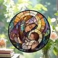 thumbnail image 2 of Baby Jesus and The Holy Mother Mary: Stained Glass-Style Christmas Ornament - Made With Real Glass, Stained Glass Ornament 2025, Holiday Decoration, Seasonal Keepsake Gift, Unique, 2 of 6