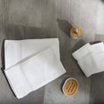 thumbnail image 3 of Linenspa Ensemble de Serviettes de Luxe 100 pour Cent Coton - Ensemble de Six Pièces Comprend 2 Serviettes de Bain, 2 Serviettes à Main et 2 Débarbouillettes - Blanc, 3 of 7