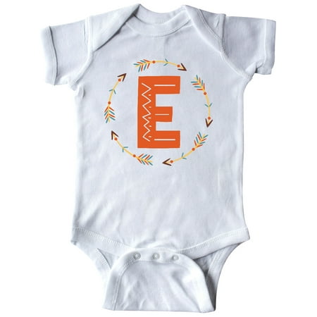 

Inktastic Monogram E Alphabet Letter Tribal Arrow Gift Baby Boy or Baby Girl Bodysuit