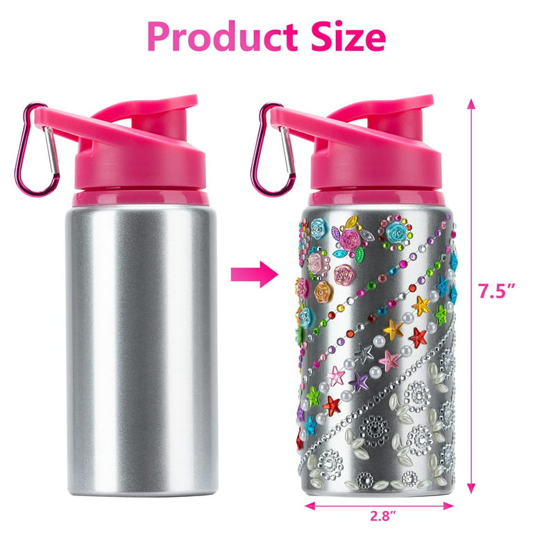  Gift for Girls, Decorate Your Own Water Bottle Kit, Art  Supplies for Girls Ages 8-12, Stickers for Girls, 10 Year Old Girl Gifts,  Best Gifts for 10 Year Old Girls, Valentine