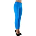 thumbnail image 6 of ToBeInStyle Womens Seamless Stretch Lightweight Leggings Ankle Length - Blue - One Size, 6 of 6