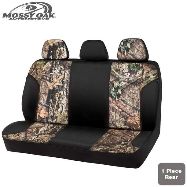 MOSSY Oak Low Back Camo Full Size Bench Seat Covers, Universial Fit