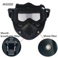 thumbnail image 4 of Gafas de moto LJDJ con máscara facial extraíble anti-UV, 4 of 7