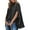 Black, variant on Womens Summer Tops Mock Neck Batwing Sleeve Silk Satin Shirts Loose Oversized Dressy Casual Spring Blouses