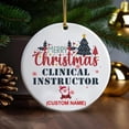 thumbnail image 3 of 2025 Coworkers Christmas Tree Decorations for Office Ceramic Ornament Gift Ideal for Women Coworker,Friends,Teachers,Work Bestie, Clinical Instructor Ornament olphWF (Clinical Instructor), 3 of 4