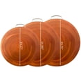 thumbnail image 4 of THY Collectibles Versatile Circle Round Ebony Wood Cutting Chopping Board with Handle Serving Charcuterie Cheese Appetizer Platter Board for Kitchen, Home, Serving Small D14.2" x H1.6", 4 of 5