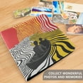 thumbnail image 4 of FORMRS 3 Ring Photo Album 4"x6" Self Adhesive Large Capacity PU Leather Cover, Abstract Boat, 4 of 8