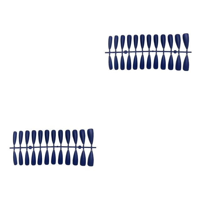 Vogacara Tabletas para mejorar las uñas Diseño elegante de puntos Textura esmerilada Textura esmerilada Usable Uña falsa Puntas de manicura Type9 NO9 Vogacara CBP456193