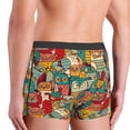 thumbnail image 5 of Kll Funny Owl Bird Men'S Cotton Boxer Briefs Underwear-Large, 5 of 9