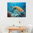 thumbnail image 2 of Bathroom Decor Pictures Painting Wall Art Beach Decor Canvas Prints Bathroom Wall Decor Canvas Wall Art Coastal Decor Decor Small Framed Artwork For Walls, 2 of 4