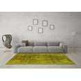 thumbnail image 3 of Ahgly Company Indoor Rectangle Oriental Yellow Industrial Area Rugs, 2' x 4', 3 of 4
