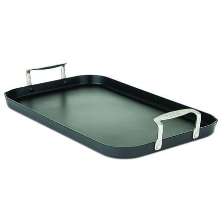 Viking Hard Anodized Nonstick Double Burner Griddle, 18" x 11"