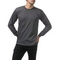 thumbnail image 4 of Pro Club Men's 3-Pack Heavyweight Cotton Long Sleeve Crew Neck T-Shirt, 4 of 5