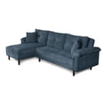 thumbnail image 4 of Sala Modular Sofá Cama Reversible De Velvet Olivo Beehive Memory Foam Modelo Aventus, 4 of 8