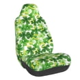 thumbnail image 1 of Wukai Happy St. Patrick's Day Full Set Car Seat Covers with Soft Padding Universal Auto Front Seats Protector and Cushion Mat, 1 of 5