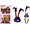 Purple, variant on Halloween Witch Leg Props - Inverted Elf Legs for Doorway Table Garden - Bendable Fabric Decoration - Purple or Green - 1PC or Set (Green)