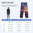 thumbnail image 2 of Mens Pajama Pants - Soft Sleep & Lounge Pants for Men, Dreamy Dandelion Sunset Cuteness Casual PJ Bottoms Pants with Pockets, 2 of 5
