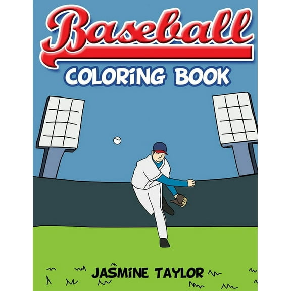 Baseball Coloring Book, (Paperback)