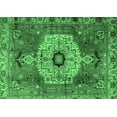 thumbnail image 1 of Ahgly Company Indoor Rectangle Persian Emerald Green Traditional Area Rugs, 8' x 10', 1 of 4