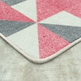 thumbnail image 3 of Cartwheel 7'8" x 10'9" area rug in color Blush, 3 of 5