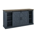 thumbnail image 3 of FESTIVO 58" Farmhouse Sliding Barn Door TV Stand - Fits TVs up to 65" - 58" in Width Navy, 3 of 5