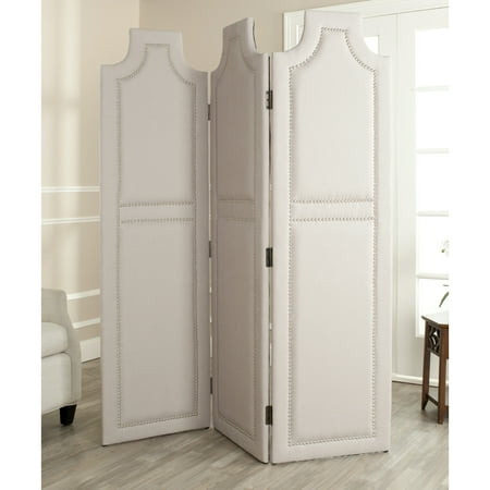 SAFAVIEH Darcy Screen Silver Nail Head Taupe