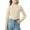 Beige, variant on YOUYEDIAN Girls Ribbed Mock Neck Top, Long Sleeve Shirt with Lettuce Trim, Soft Knit Slim Fit Base Layer Green 4-5 Years