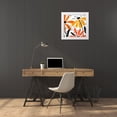 thumbnail image 3 of Vess, June Erica 15x15 White Modern Wood Framed Museum Art Print Titled - Modern Paper Garden I, 3 of 4