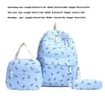 thumbnail image 3 of LWNYDPLSD Large Backpack for Teens Men Women Bow Backpack 3Pcs Set Youth Aesthetic Cute Backpack Set with Lunch Bag Pencil Case Fashion Preppy Backpack, 3 of 5