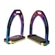 thumbnail image 3 of 2 piezas de estribos para silla de montar, sólidos y brillantes, suministros ecuestres para entrenamiento de adultos Multicolor, 3 of 8